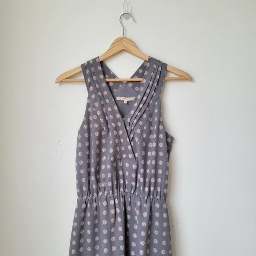 41 Hawthorne Gray Pink Print Light Weight Summer Dress Size XS - Picture 2 of 9